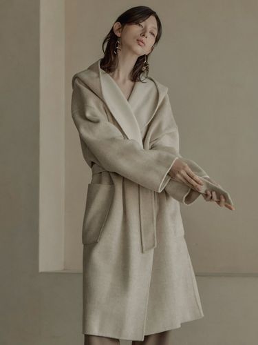 Alpaca Reversible Hand Made Coat (3 colors) - ho`me - Modalova