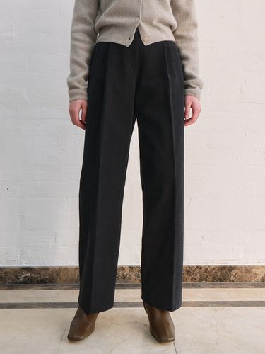 Pocket Cotton Slacks (Black) - ADAUL - Modalova