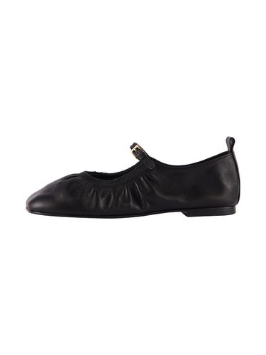 Shirring Mary Jane Flats - Black - Reike Nen - Modalova