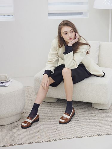 Tomboy Loafer_Toffee_Cream - BRIANA - Modalova