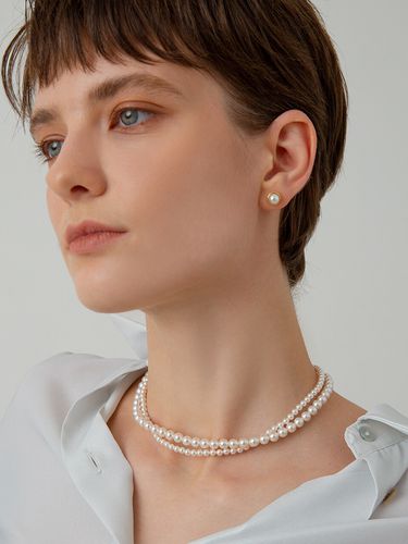 White Pearl Necklace PN04 - LUNNE - Modalova