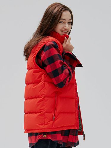 Extreme Down Basic Parka Vest_Red - ANOTHER LEADER - Modalova