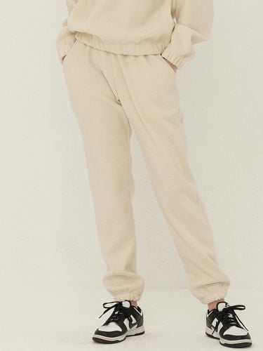 Banded-Bottom Jogger Pants - camino - Modalova