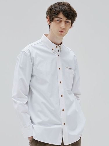 Washed Standard Shirt White - ANOTHER LEADER - Modalova