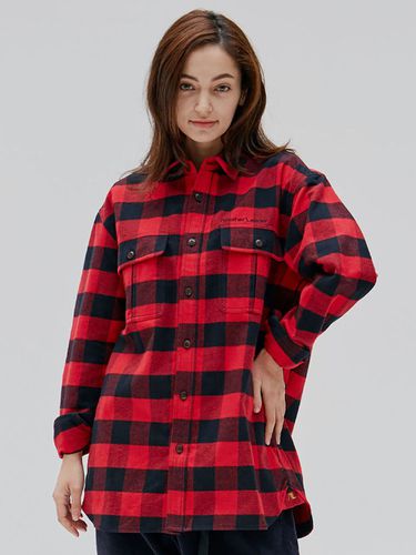 Winter Heavy Check Shirts_Red - ANOTHER LEADER - Modalova