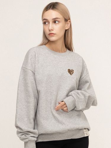 Leopard Heart Smile Sweatshirt _ - GRAVER - Modalova