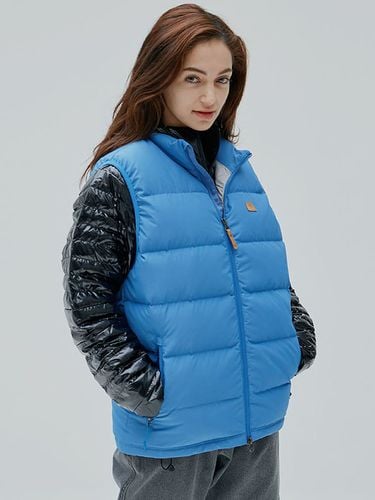 Extreme Down Basic Parka Vest_Blue - ANOTHER LEADER - Modalova