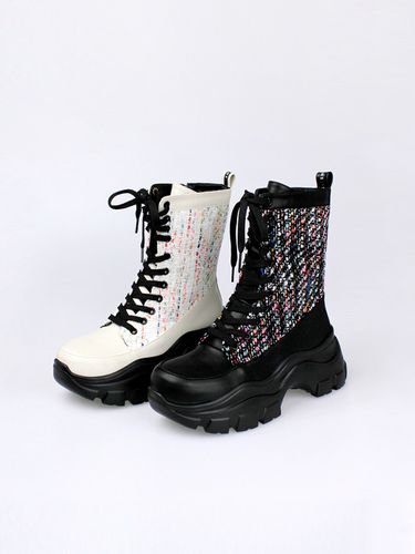 Gabriel Tweed Lace-Up Boots - 2 Colors - SHOEHI - Modalova