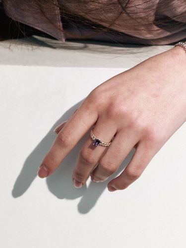 My Chain EM Stone Ring - Amethyst - THE PART OF - Modalova