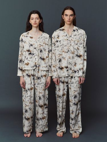 Cozy Pajama Couple Set (Ink) - atempo - Modalova