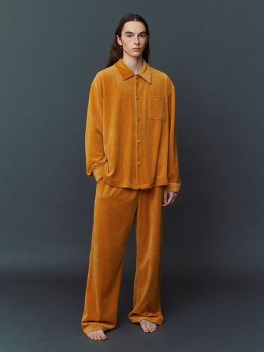 Velour Pajama Set M (Mustard) - atempo - Modalova