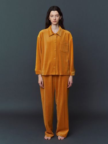 Velour Pajama Set W (Mustard) - atempo - Modalova