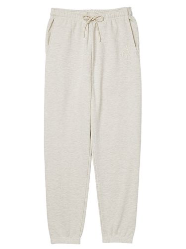 ACL Loose-Fit Embroidery Sweatpants (Fleece-lined) - AKIII CLASSIC - Modalova