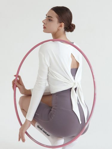 DEVI-T0069 Pilates Farfalla Long Sleeve_White - DEVIWEAR - Modalova