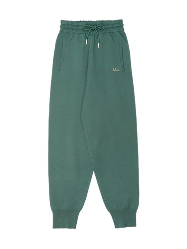 Standard Fit Premium Knit Training Pants_Mint - AKIII CLASSIC - Modalova