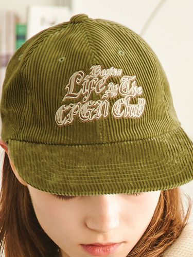 Chump Embroidered Corduroy Ball Cap - CPGN - Modalova