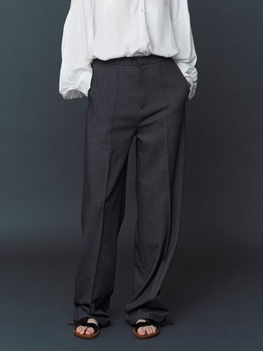 Wool Trouser (Dark Grey) - atempo - Modalova