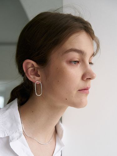 Hyeonk Geometry Earring - HYEON.K - Modalova