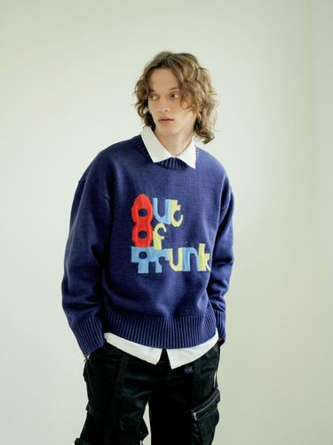 Block Logo Knit Sweater - OUT OF TRUNK - Modalova