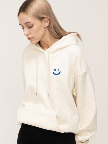 Unisex] Small Drawing Smile Hoodie - GRAVER - Modalova