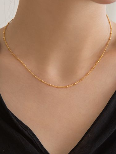 K Gold Filled Ball Chain Necklace - LUNNE - Modalova