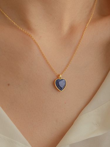 GEMSTONE HEART NECKLACE - Primaute - Modalova