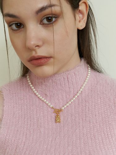 My teddy bear pearl necklace - KINDABABY - Modalova