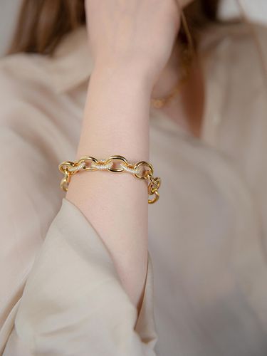 Cubic Bold Chain Bracelet 011B - Jean Paul Clarisse - Modalova