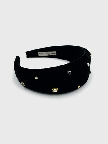 Velvet Swarovski Jewelry Hairband - Jean Paul Clarisse - Modalova