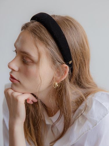 Classic Velvet Hairband - Jean Paul Clarisse - Modalova