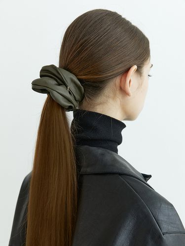 Leather Scrunchie 004S - Jean Paul Clarisse - Modalova