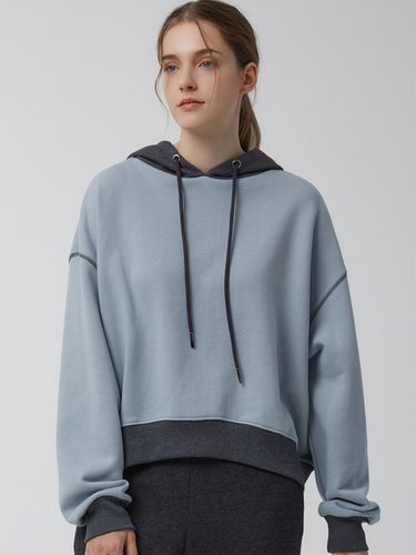 Recycle Ribbed Cuffs Hoodie - ifg5 - Modalova