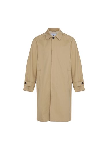 Balmacaan Coat Beige - SOLEW - Modalova