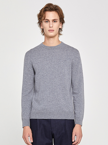 Whole Garment Sweater Gray - SOLEW - Modalova