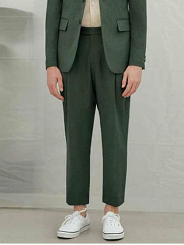 Summer Set-up Pants Dark Green - SOLEW - Modalova