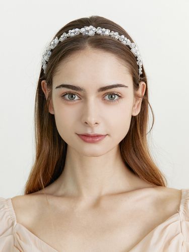 Flower Beads Hairband LFHB0679 - Jean Paul Clarisse - Modalova