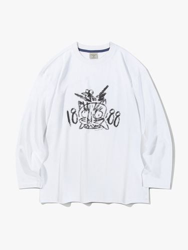 Painting KKAHO Long Sleeve T-Shirt T57_White - DIAMOND LAYLA - Modalova