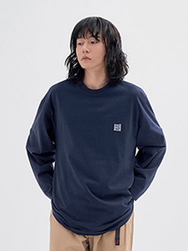 Jest KKAHO Wappen Long Sleeve T-Shirt T56_Navy - DIAMOND LAYLA - Modalova