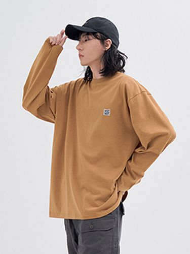 Jest KKAHO Wappen Long Sleeve T-Shirt T56_Camel - DIAMOND LAYLA - Modalova