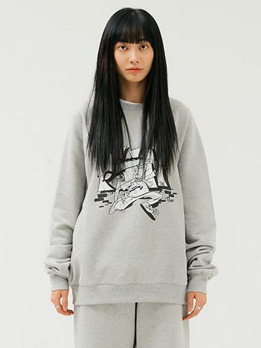 PLIN LOGO SWEATSHIRT MEDIUM GREY - PLAYIAN - Modalova