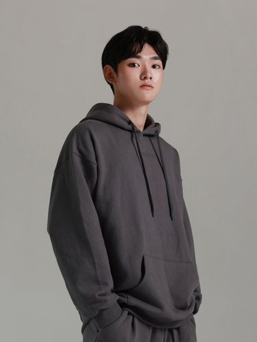 Unisex Cotton Hoodie (Dark Gray) - BUMMAH - Modalova