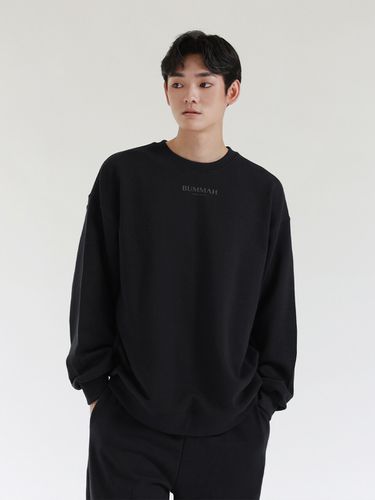 Unisex Cotton Sweatshirt (Black) - BUMMAH - Modalova