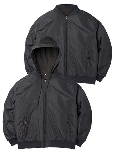 Two-Way MA-1 Padded Jacket Gray - AKIII CLASSIC - Modalova