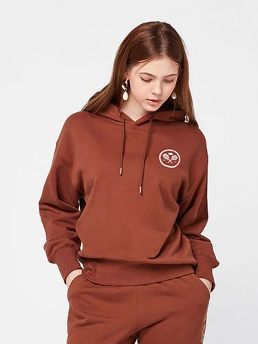 Tennis Club Hoodie Brown - AKIII CLASSIC - Modalova