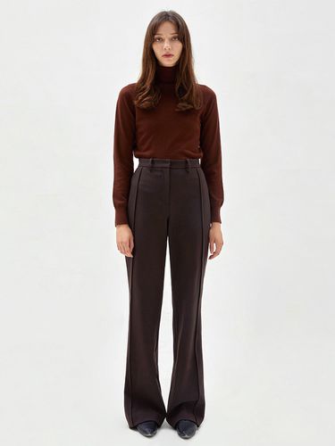 Lined Boots Cut Trousers (Brown) - HAVELESS - Modalova