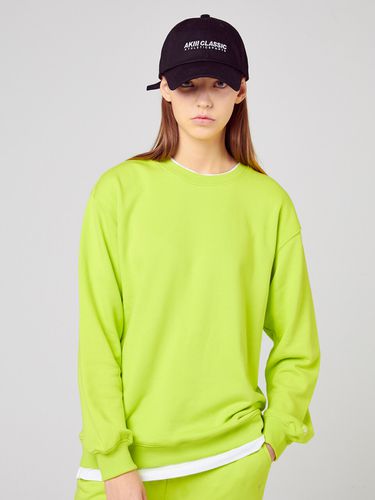 All Day Basic Sweatshirt Lime - AKIII CLASSIC - Modalova