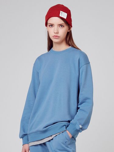 All Day Basic Sweatshirt Steel Blue - AKIII CLASSIC - Modalova