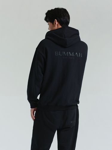 Unisex Cotton Hoodie (Navy) - BUMMAH - Modalova