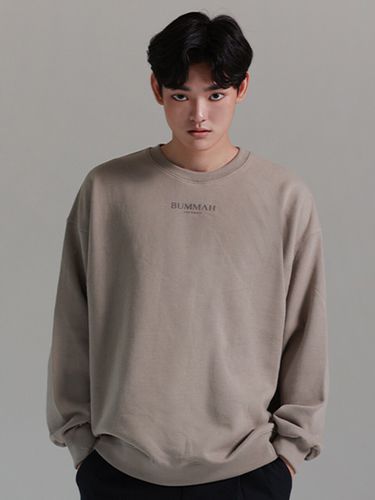 Unisex Cotton Sweatshirt (Beige) - BUMMAH - Modalova