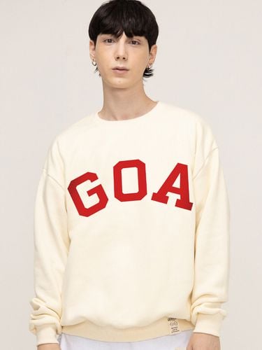 GOA Flocking Bag Smile Embroidery Sweatshirt - GRAVER - Modalova